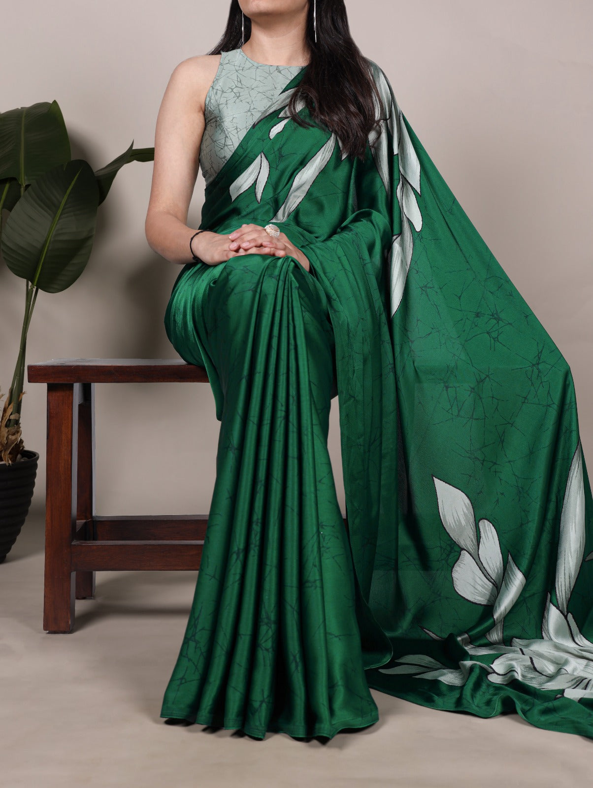 Satin Silk Saree