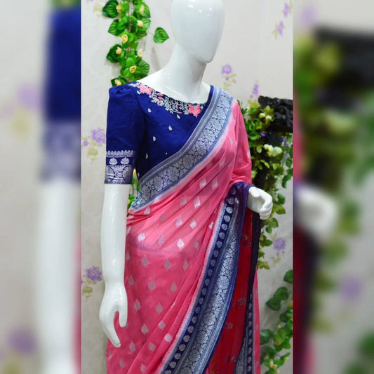 Banarasi Georgette Saree