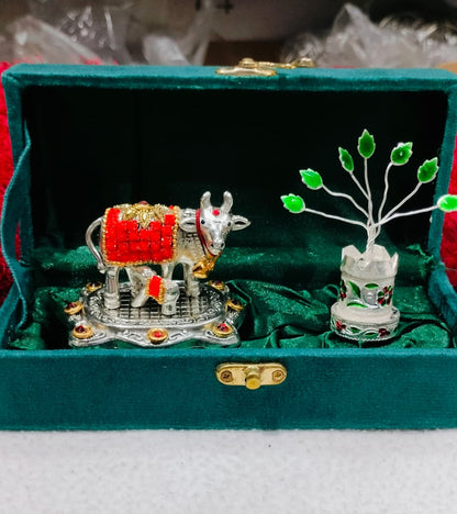 German Silver Kamadhenu Cow