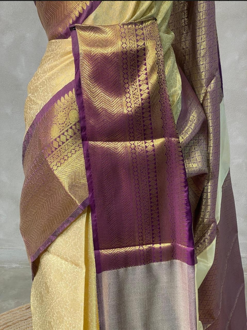 Banarasi Kanjivaram Zari Tanchui Saree