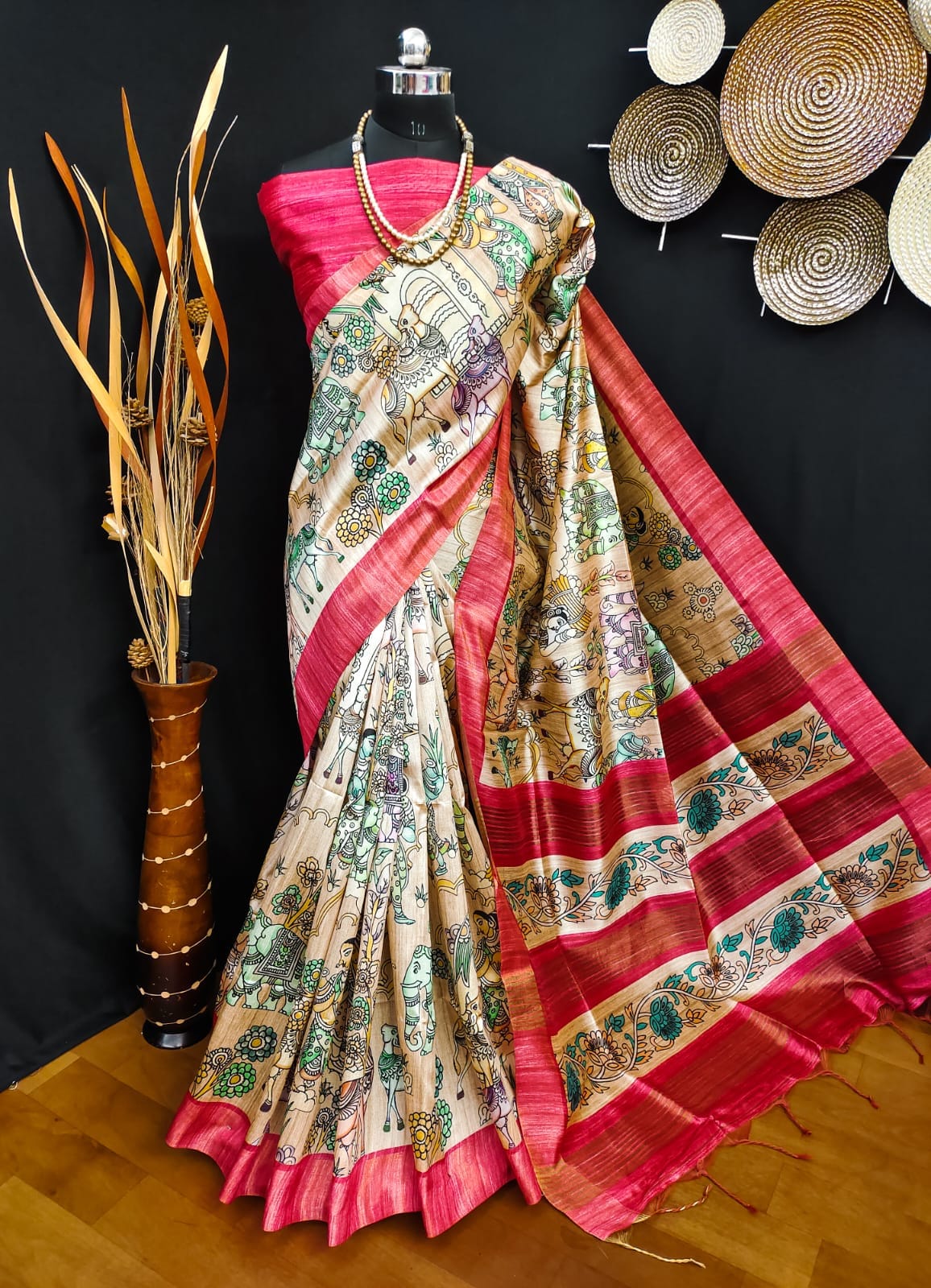 Tussar Saree