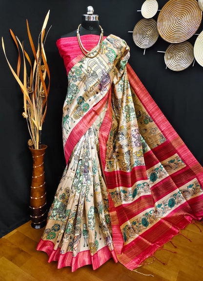 Tussar Saree