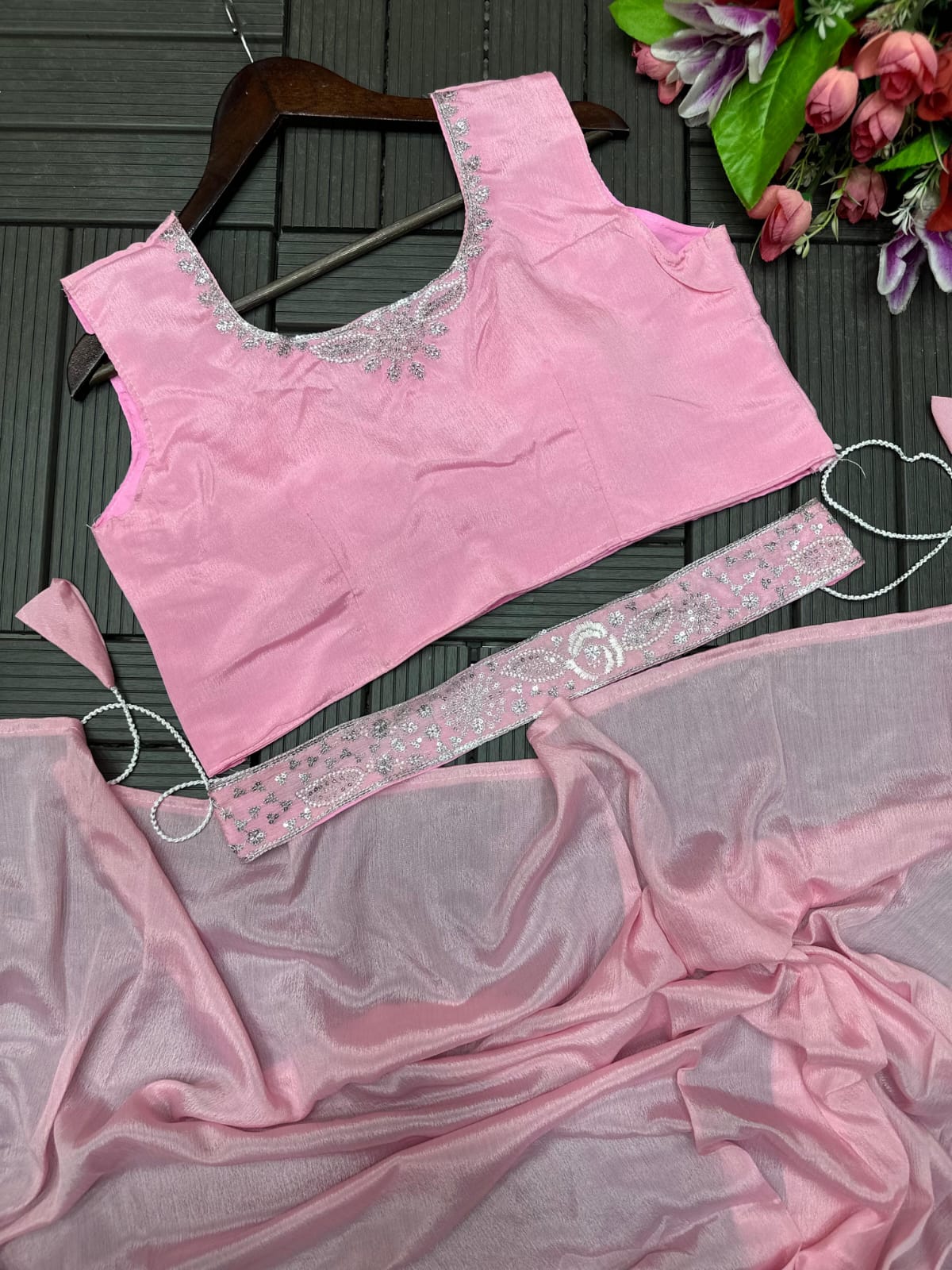 Readymade Saree Georgette