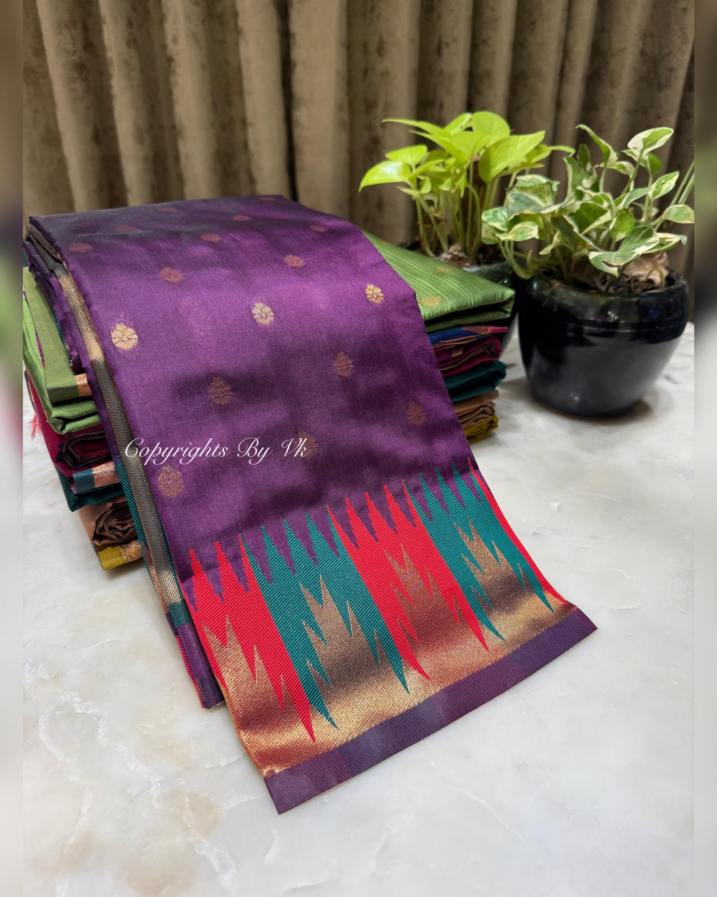 Madhuram Semi Silk Sarees