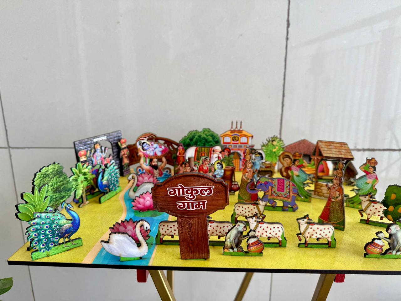 Gokul Village Model in MDF