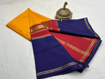 KSIC 3D Pattern Pure Mysore Silk Sarees