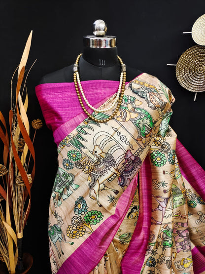Tussar Saree