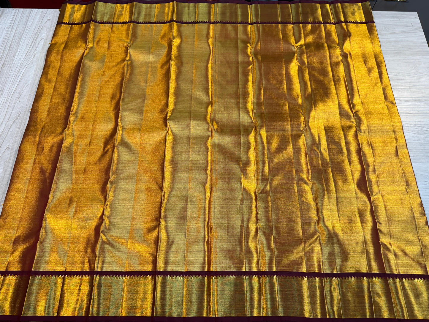 Golden Kanchi Bridal Silk Sarees