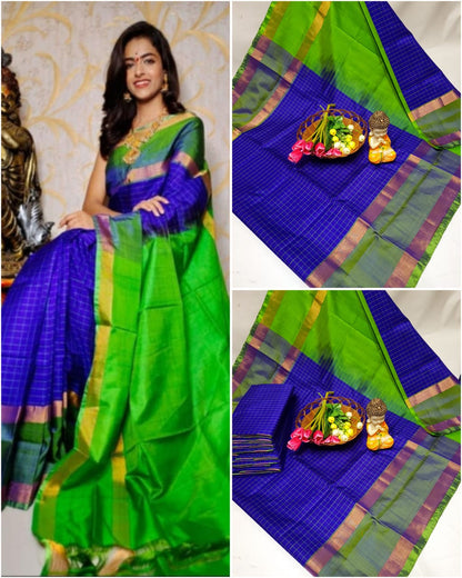 Uppada Mahanati checks sarees