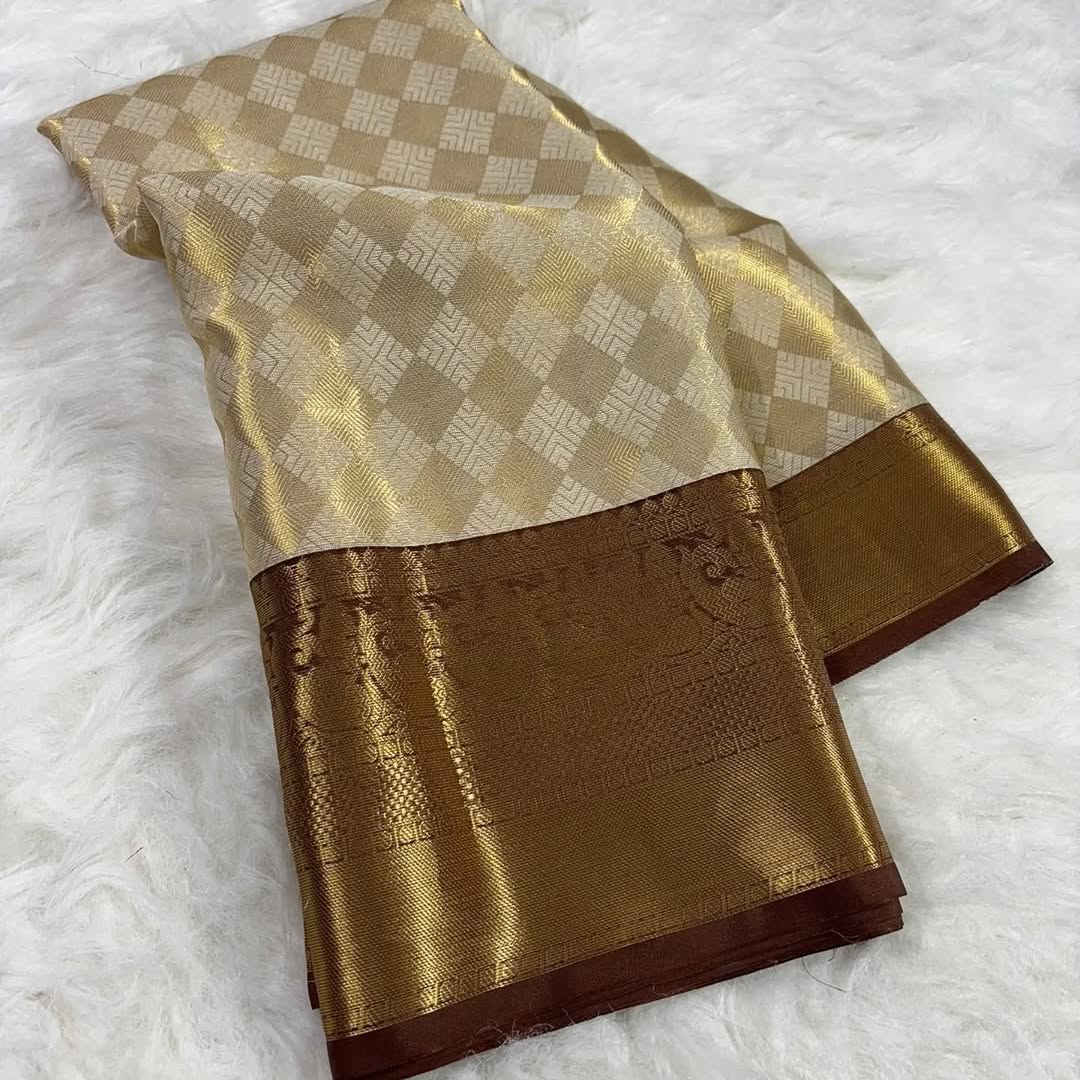 Banarasi Kanjivaram Zari Tanchui Saree