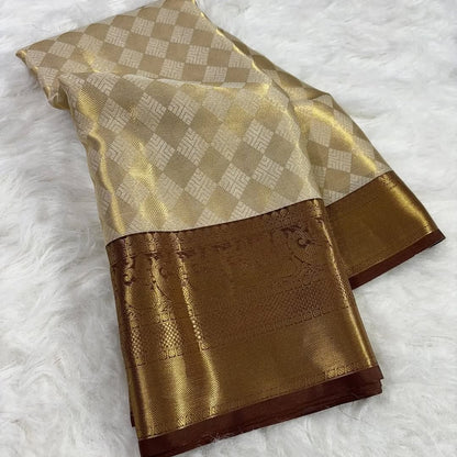 Banarasi Kanjivaram Zari Tanchui Saree