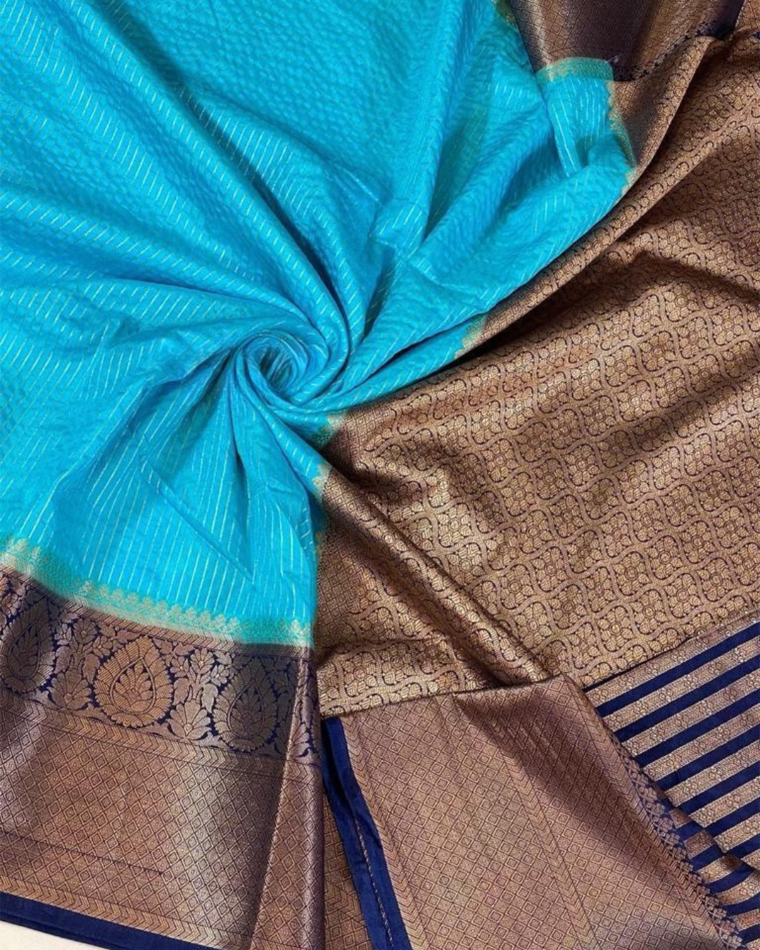 Semi Dupion Sarees