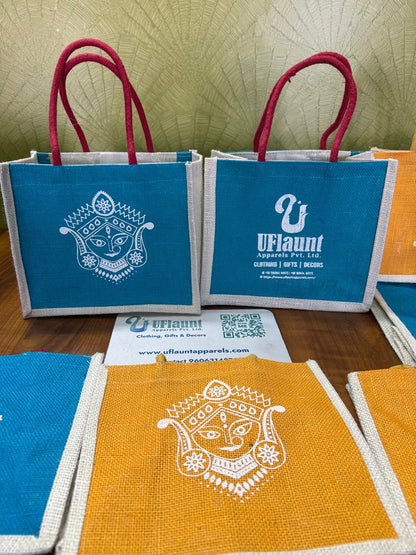 Customized Jute Thamboolam/Gifts Bags