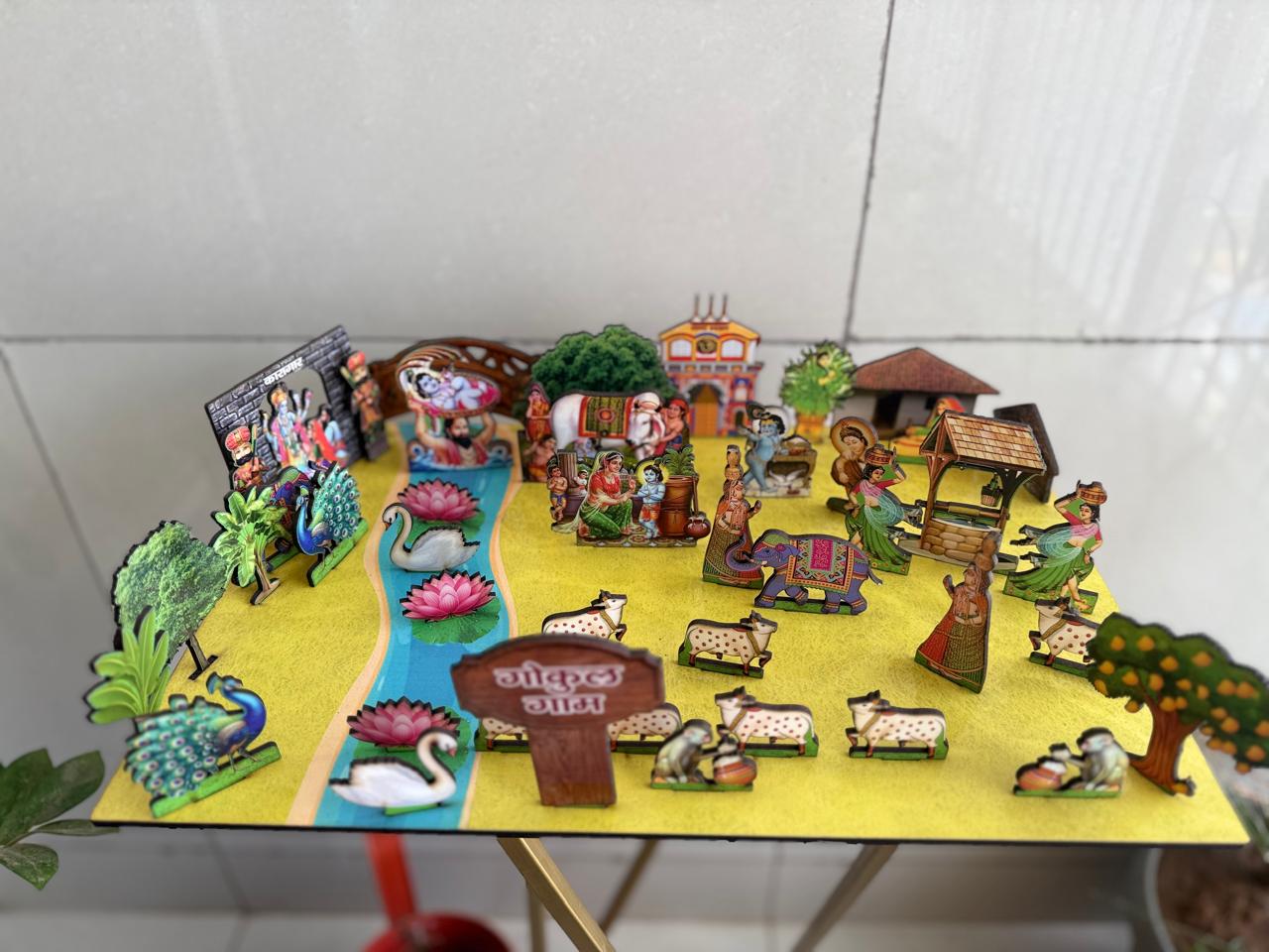 Gokul Village Model in MDF