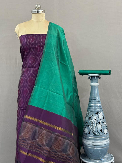 Ikkat Soft Silk Dress Materials