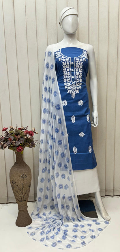 Denim cotton dress material