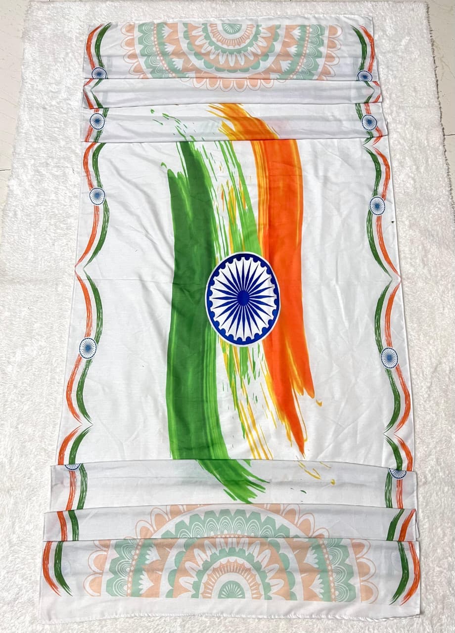 Tiranga Cotton Kurti Dupatta