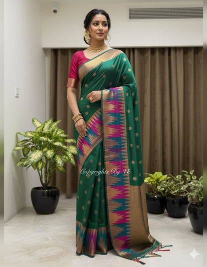 Madhuram Semi Silk Sarees