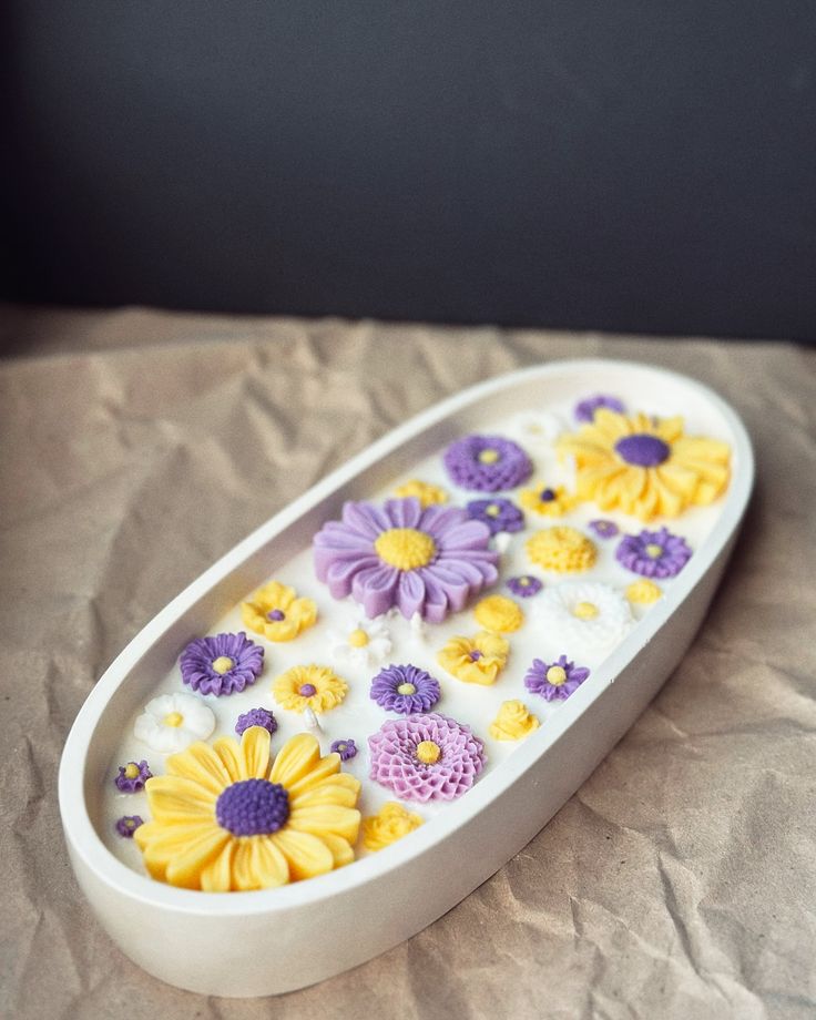 Scented Flower Bouquet Candles