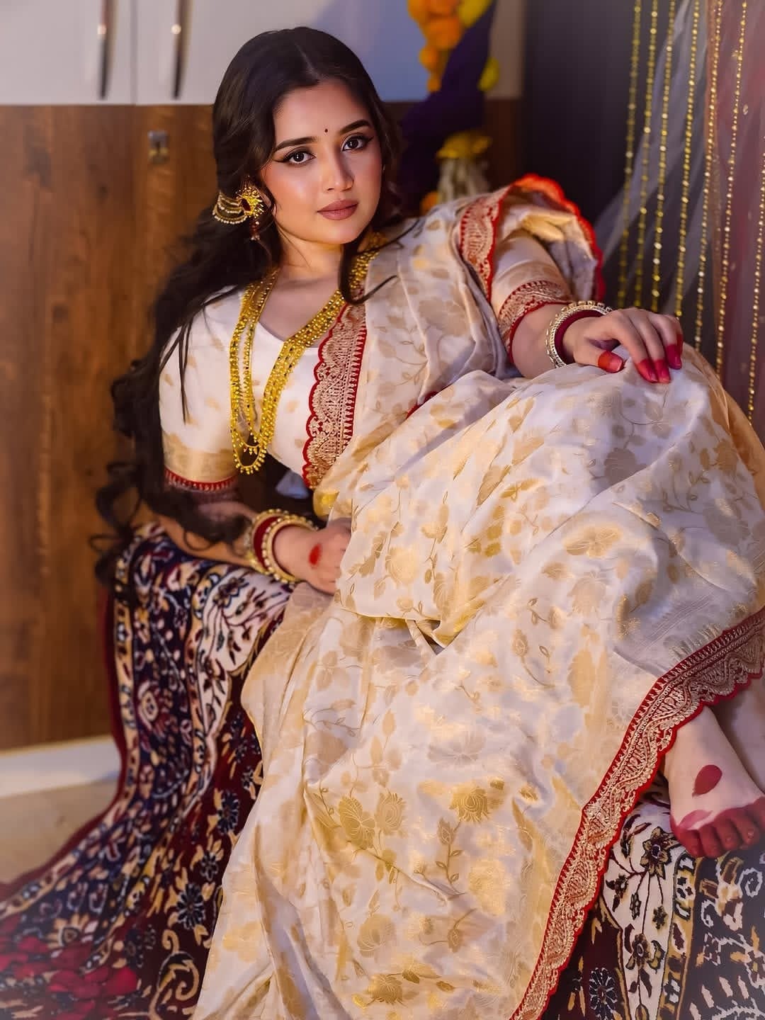 Durga Puja Special Georgette Sarees