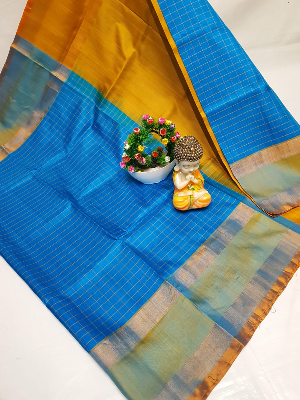 Uppada Mahanati checks sarees