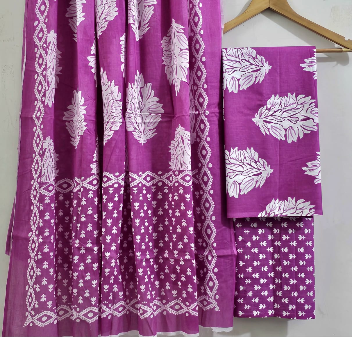 Cotton Bagru Print Dress materials