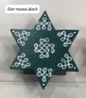 Star Pooja Manai Set of 10