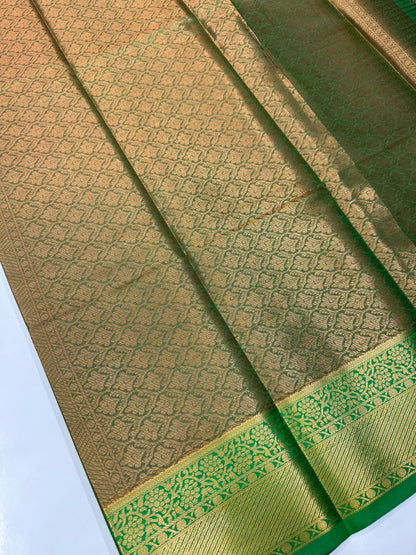 Semi Silk Embossed Sarees