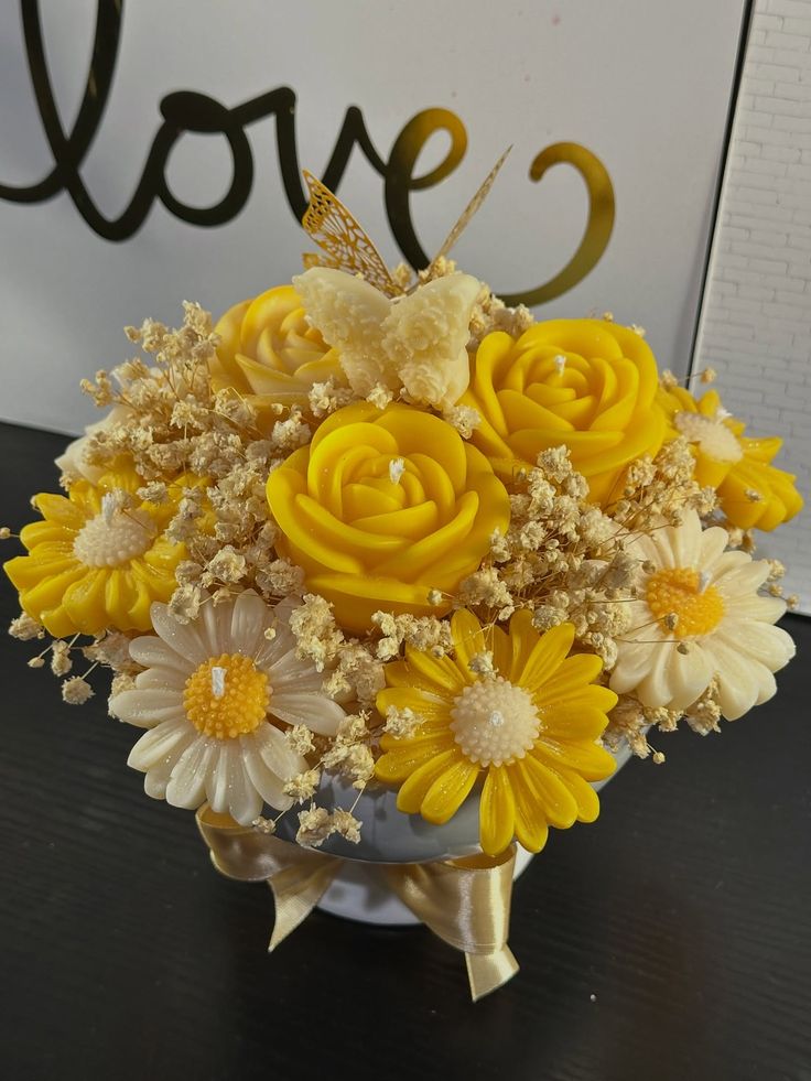 Scented Flower Bouquet Candles