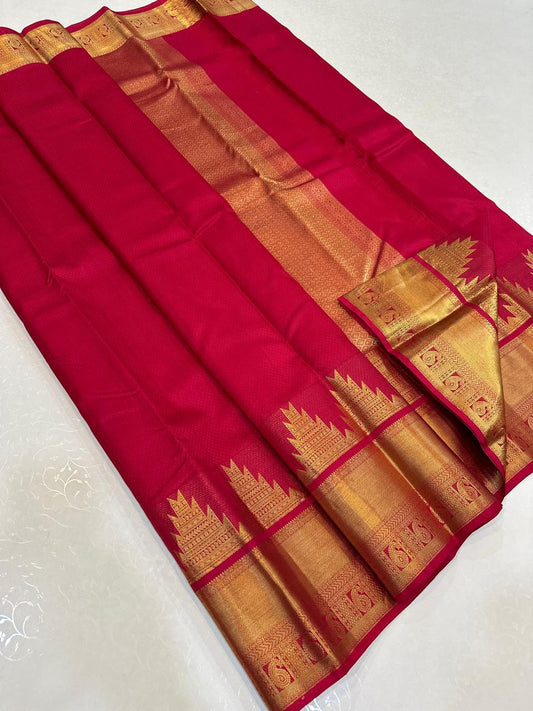 Temple Border Kanchi silk sarees