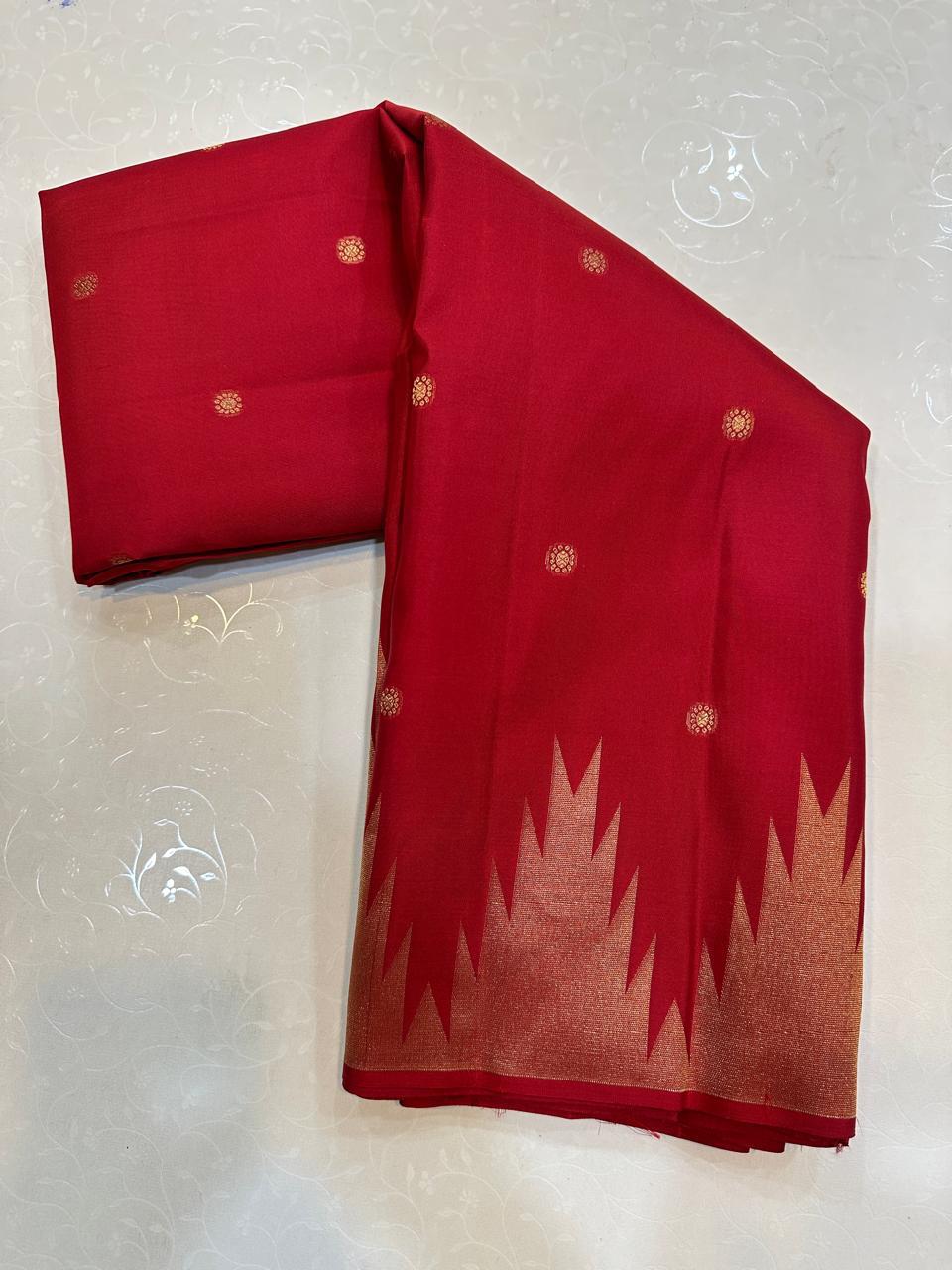 Temple Border Kanchi silk sarees