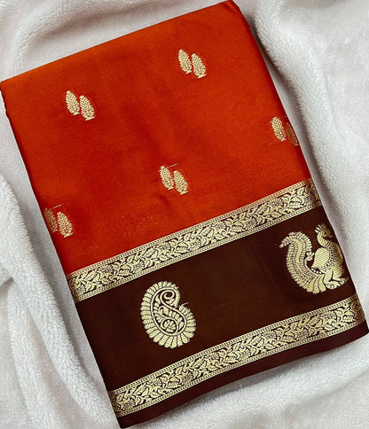 Semi Mysore Silk Sarees