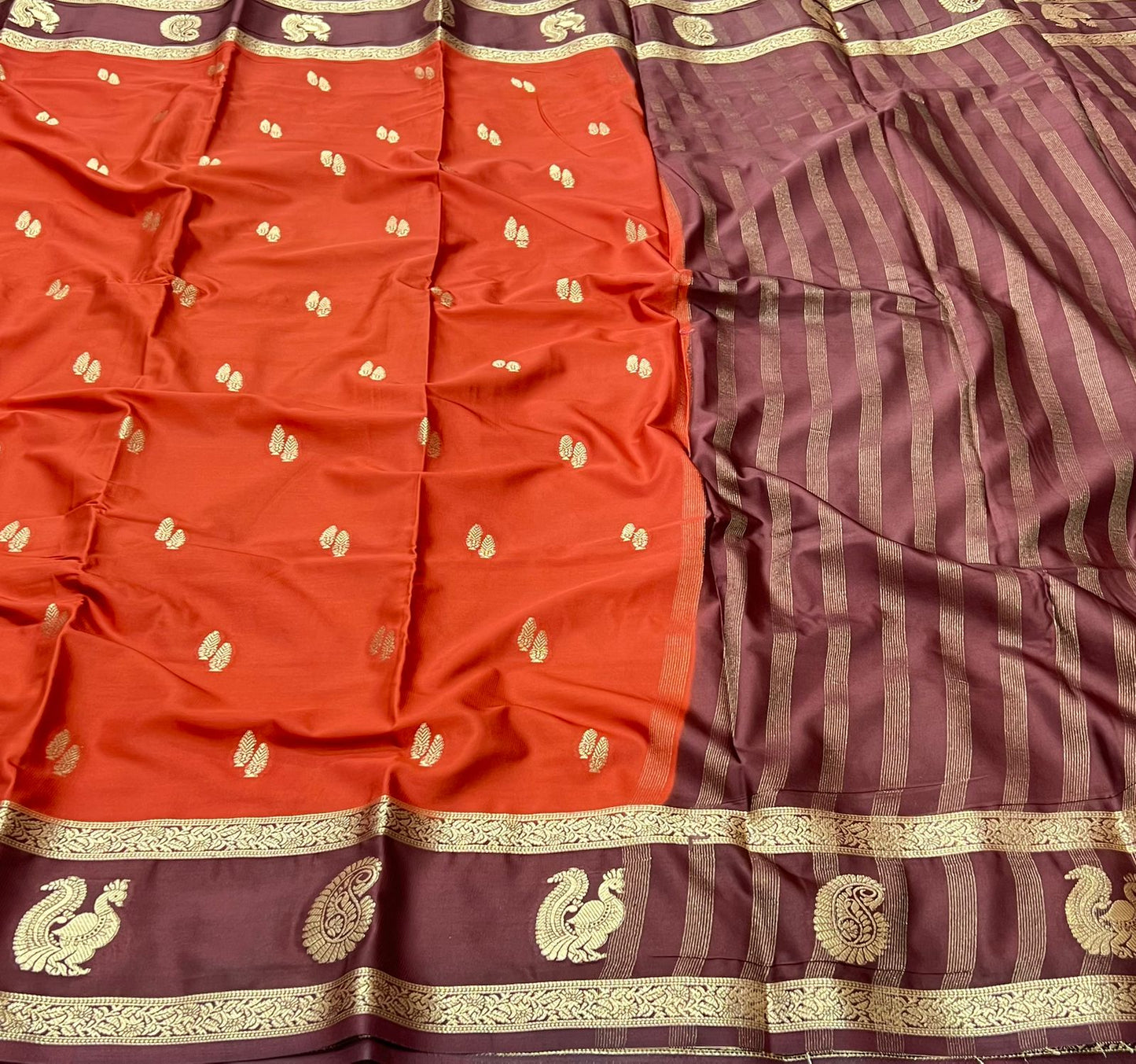 Semi Mysore Silk Sarees