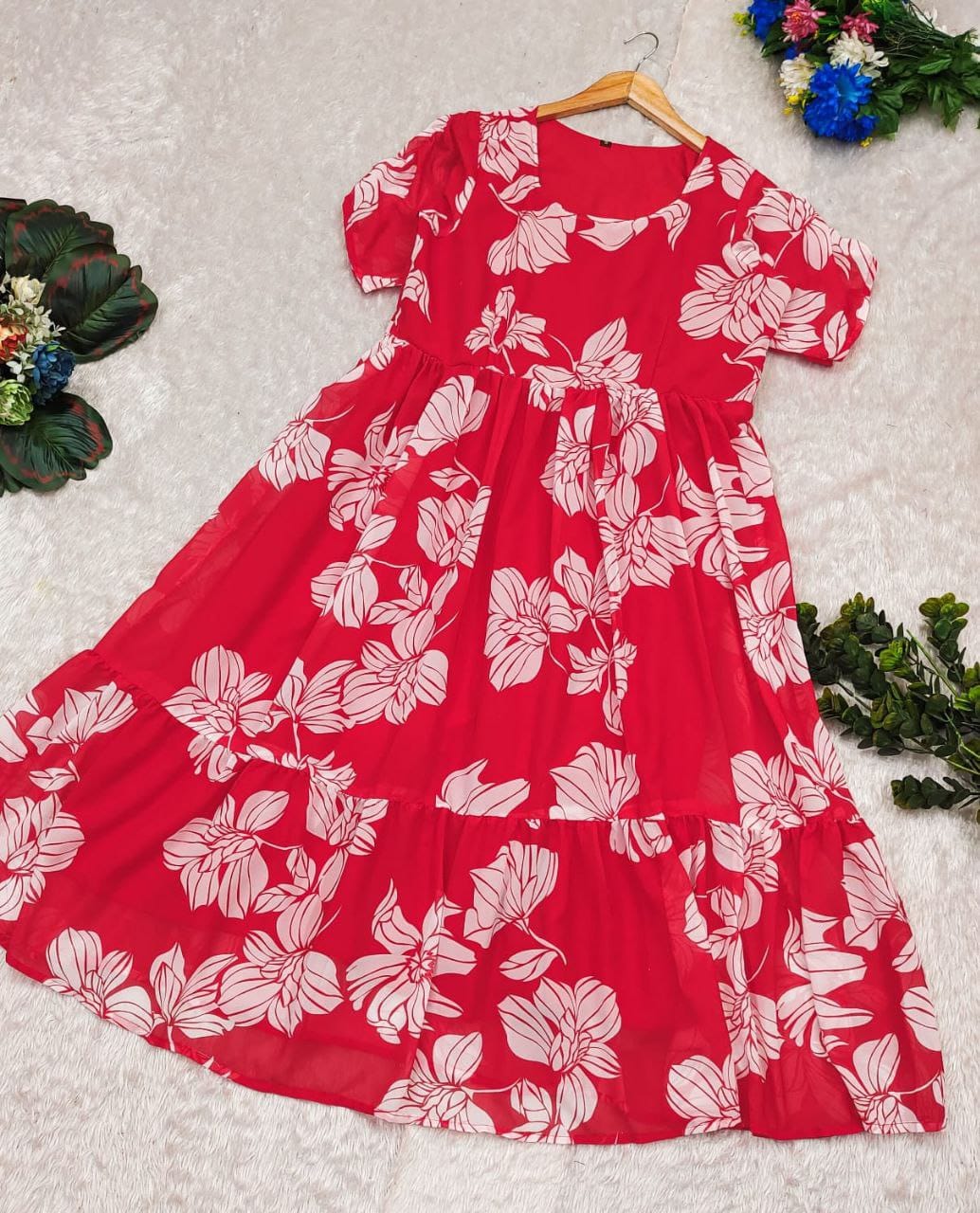 Georgette Midi Dress