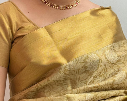 Floral Banarasi Tissue Silk Sarees