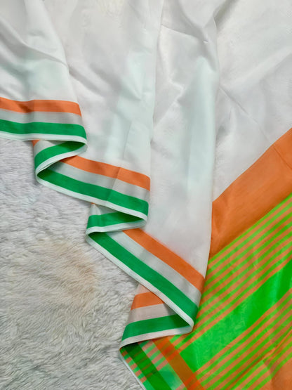 Tiranga cotton sarees