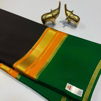 KSIC 3D Pattern Pure Mysore Silk Sarees