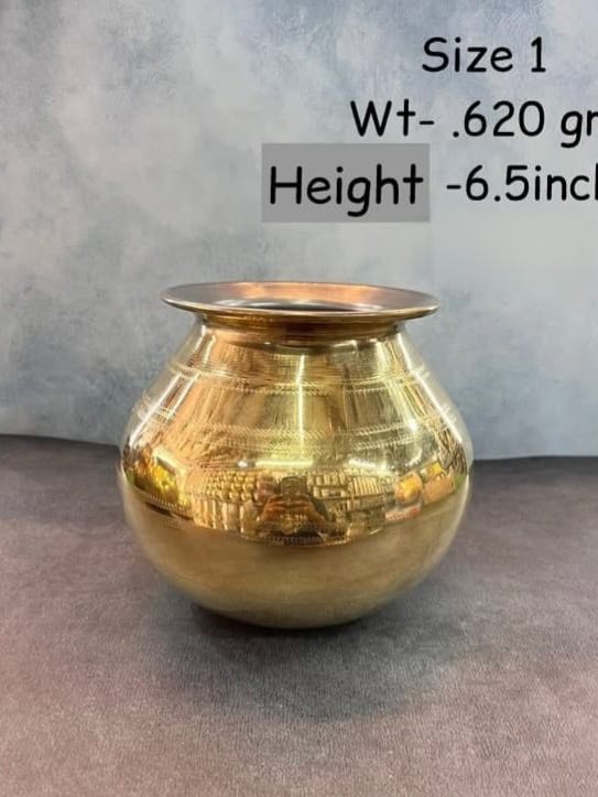 pongal festival brass pot