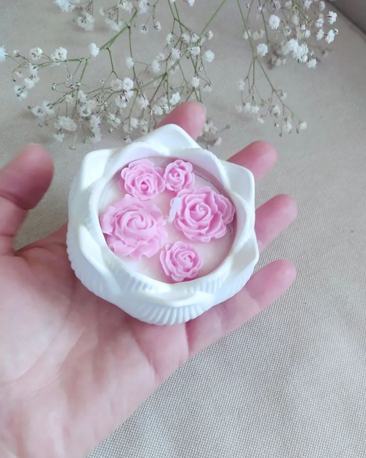 Scented Flower Bouquet Candles
