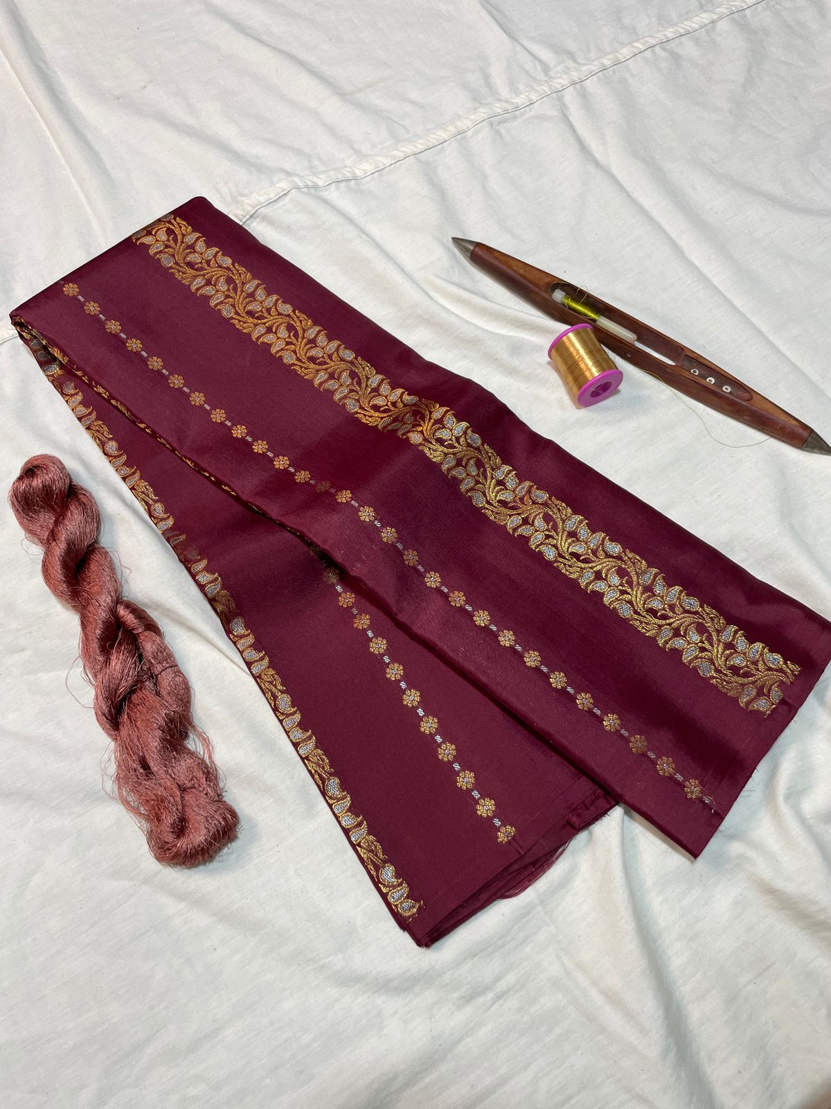 Trendy Borderless Kanchi Silk Sarees