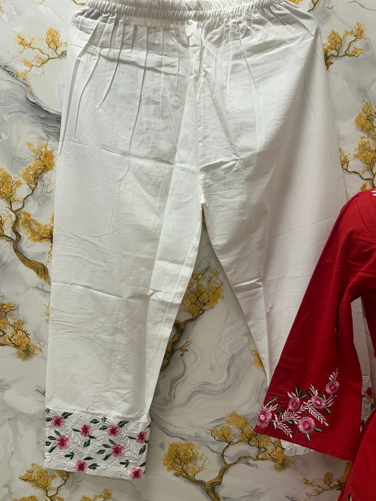 Cotton Slub Kurti Pant