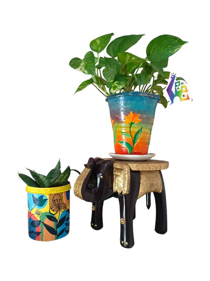 Elephant stools in Pair