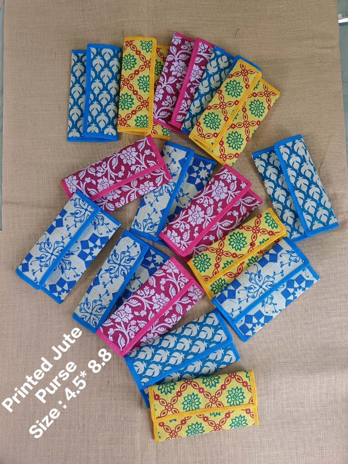 Jute Ladies Purse set of 10