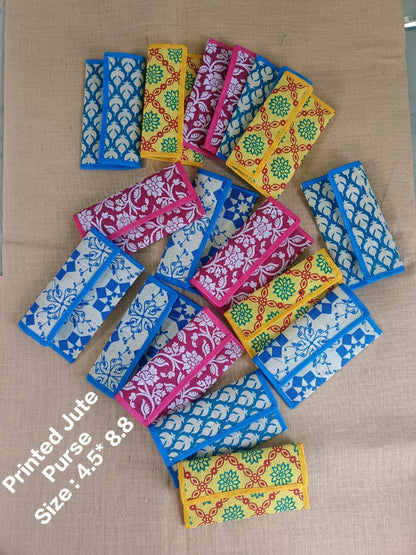 Jute Ladies Purse set of 10