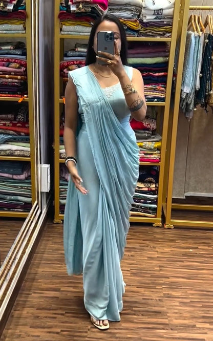 Readymade Saree Georgette