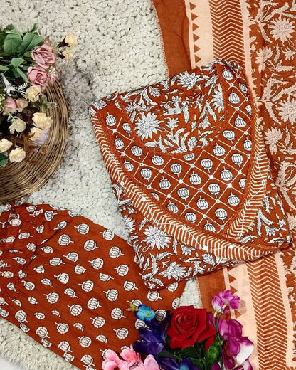 Rayon Embroidery Anarkali Kurti Sets