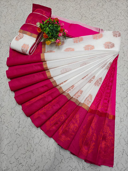 Korvai Silk Cotton Saree