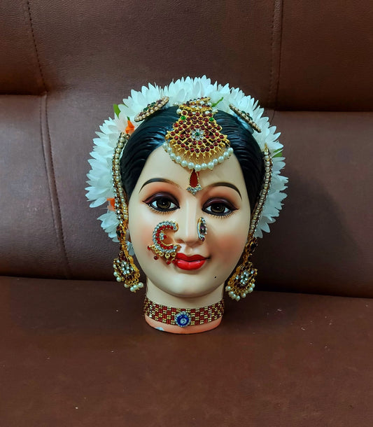 VaraMahalakshmi hand decorated face