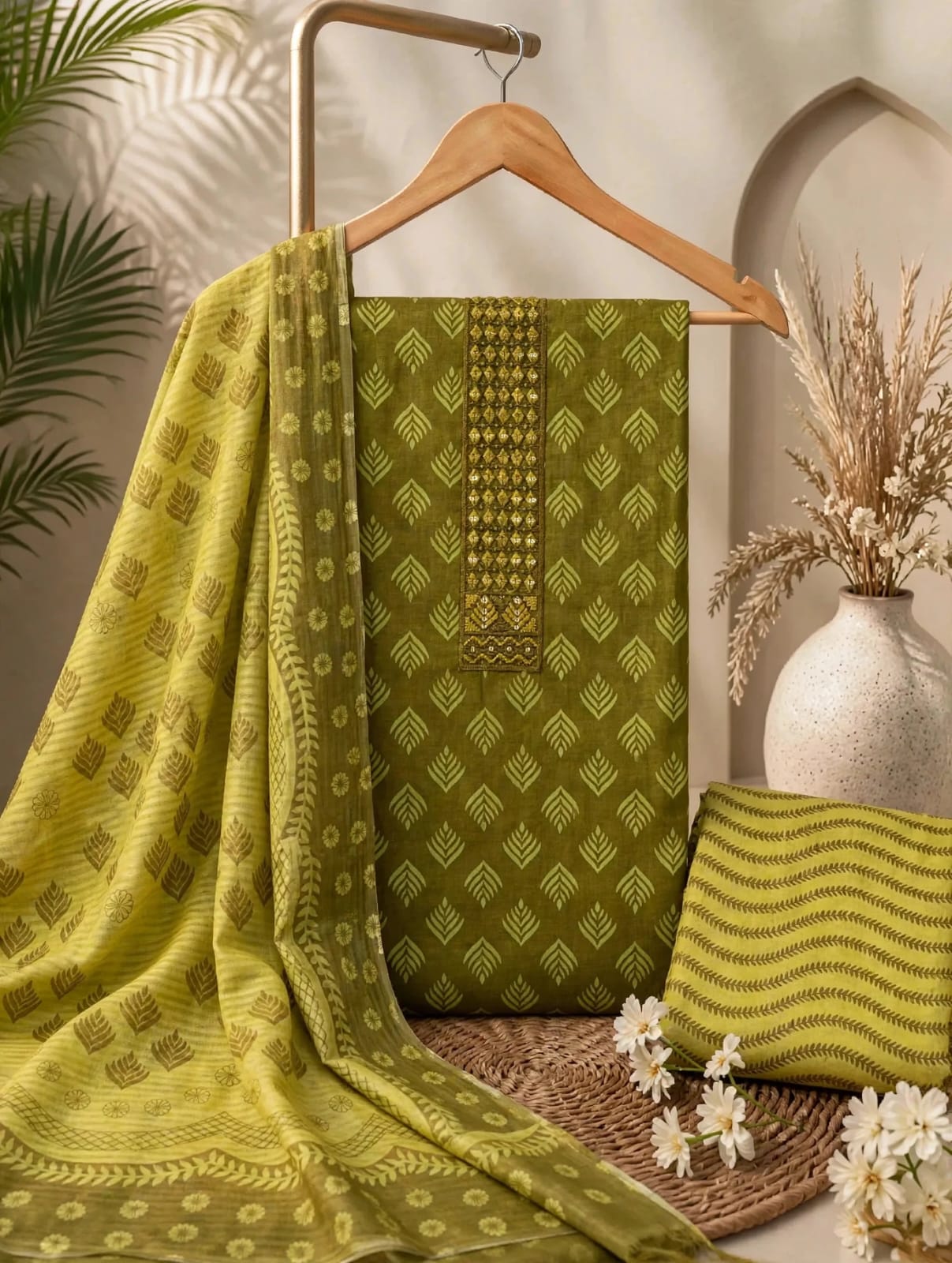Gota Patti Pure Cotton Dressmaterials