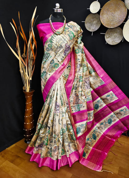 Tussar Saree